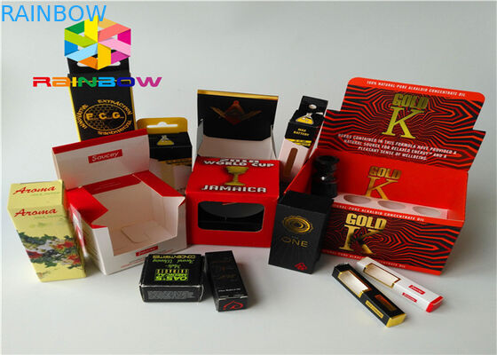 접착성 스티커 상표를 가진 남성 증진 음료 병 포장지 상자