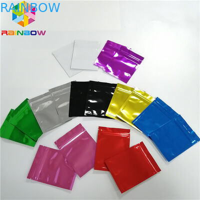 반짝임 저속한 별 홀로그램 Mylar 지플락 부대 광택 있는 3 옆 물개 얼굴 가면 패킹