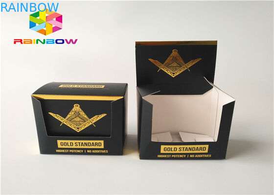 수증기 Vape E- 액체 E- 주스를 위한 재생된 서류상 물결 모양 소매 반대 전시 상자