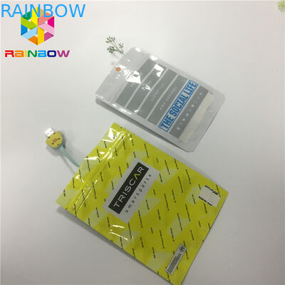 열 - 밀봉된 포일 포장 부대 주문 인쇄 1 옆 명확한 투명한 Resealable