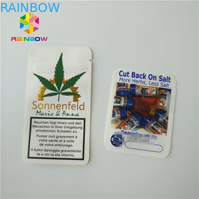 Kraft 종이 잡초는 1/4 그램 분말을 위한 지플락 알루미늄 호일을 포장하는 포일 주머니를 자루에 넣습니다