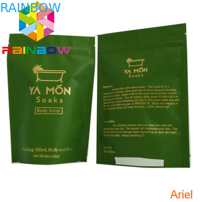 Resealable 포일 주머니 포장은 설탕이 바다 소금 부대 열 - 물개를 제거하는 몸을 위로 서 있습니다