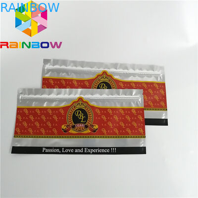 명확한 자필 서리로 덥은 여송연 음식 저장을 포장하는 Resealable 지플락 플라스틱 주머니