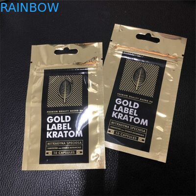 인쇄되는 부대 주문 로고를 포장하는 측 물개 Mylar 3개의 플라스틱 주머니