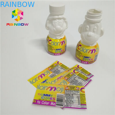 PVC 열 - 음료 병 목을 위한 과민한 포장이 플라스틱 수축 소매에 의하여 레테르를 붙입니다