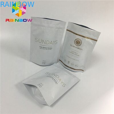 Resealable 박판으로 만들어진 가면 빈 알루미늄 호일 화장용 부대 가면 주머니 3개의 층