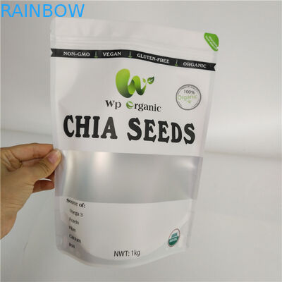 알루미늄 플라스틱 간식 부대는 물고기 밥씨 향미료를 위해 식품 포장을 말렸습니다