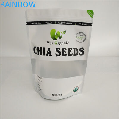 알루미늄 플라스틱 간식 부대는 물고기 밥씨 향미료를 위해 식품 포장을 말렸습니다