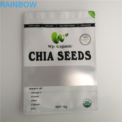 알루미늄 플라스틱 간식 부대는 물고기 밥씨 향미료를 위해 식품 포장을 말렸습니다