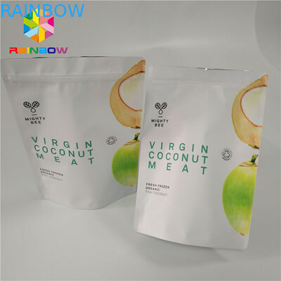 알루미늄 호일 Mylar 플라스틱 Resealable 식사 사탕 설탕 패킹을 위한 주머니 Doypack를 위로 서 있습니다