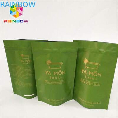 알루미늄 호일 Mylar 플라스틱 Resealable 식사 사탕 설탕 패킹을 위한 주머니 Doypack를 위로 서 있습니다