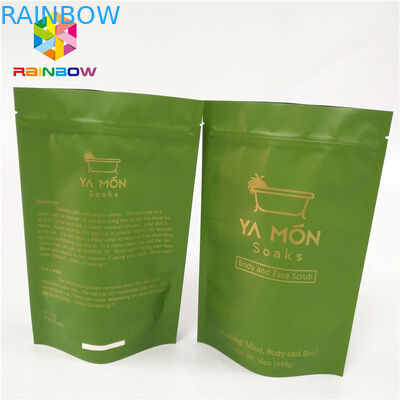 알루미늄 호일 Mylar 플라스틱 Resealable 식사 사탕 설탕 패킹을 위한 주머니 Doypack를 위로 서 있습니다