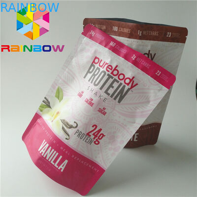 순수한 비타민 C 분말 플라스틱 주머니 포장은 최고 Zip Mylar 포일 주머니를 위로 서 있습니다