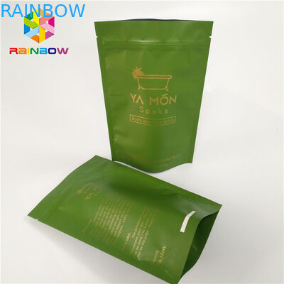 포일에 의하여 일렬로 세워진 플라스틱은 지퍼 주머니 Bath 소금 피부 관리 포장 사진 요판 인쇄를 위로 서 있습니다