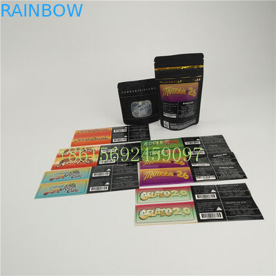 방습 3.5g 지퍼 정상 부대는, 주머니 정글 소년 스티커 Mylar 포장을 위로 서 있습니다