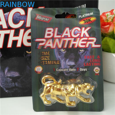 튼튼한 물집 카드 포장 Mamba/대작 25k/뻣뻣한 Rox 코뿔소 69 알약 캡슐 전시 상자