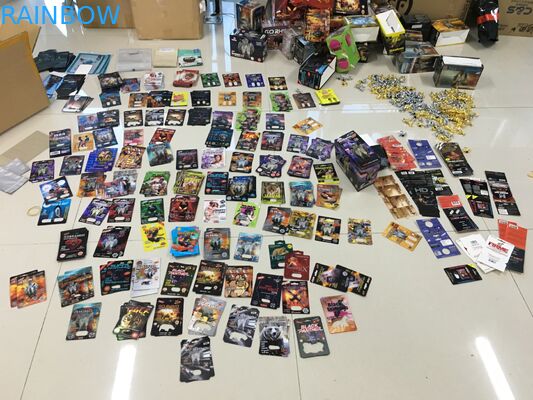 재상할 수 있는 서류상 카드 포장 표범 코뿔소 25k 남성 증진 알약 팩