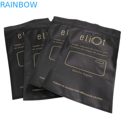 이어폰 전화 상자 포장 밑바닥 삼각천은 플라스틱 Ziplock에 의하여 주문을 받아서 만들어진 크기를 자루에 넣습니다