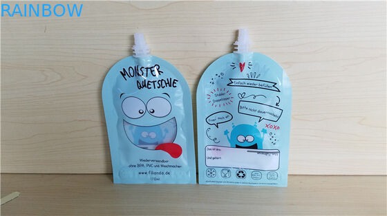 재사용할 수 있는 유아식 주둥이 주머니 음식 음료 주스 우유 콘테이너 Sealable 부대