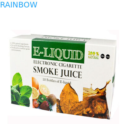 10ml 15ml 30ml CBD 기름 E 액체 병 스티커를 포장하는 Foldable 종이상자