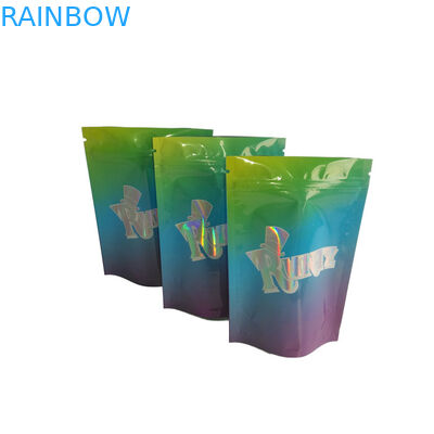 Mylar 크롬 잡초 꽃씨를 위한 지플락 Runtz 부대를 포장하는 냄새 증거 초본 향