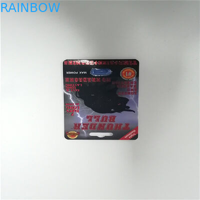 뻣뻣한 Rox 성 증강 인자 팩에 의하여 재생되는 종이를 포장하는 Poseidon 성 알약 물집 카드