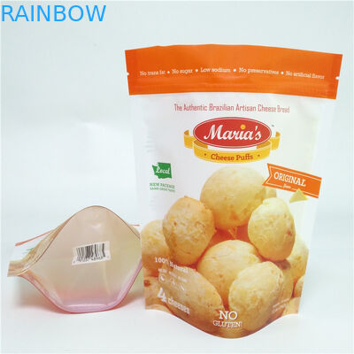 관례는 간식 치즈 분첩을 위해 Resealable 포장 부대 알루미늄 호일을 인쇄했습니다