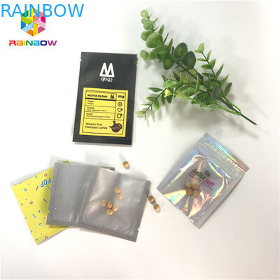 증거 열 - 수화 끝을 가진 소형 3x5 인치를 포장하는 밀봉한 화장품 정제 알약을 냄새맡으십시오