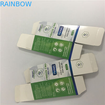 관례 CMYK는 로고 백색 두꺼운 종이 CBD Vape 포장 상자를 인쇄했습니다