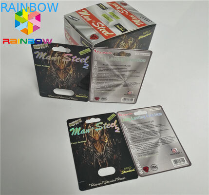 CBD 기름 병 종이 물집 카드/Vape 전자 카트리지를 포장하는 UV 인쇄 물집 카드