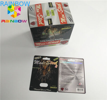 CBD 기름 병 종이 물집 카드/Vape 전자 카트리지를 포장하는 UV 인쇄 물집 카드