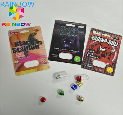 CBD 기름 병 종이 물집 카드/Vape 전자 카트리지를 포장하는 UV 인쇄 물집 카드