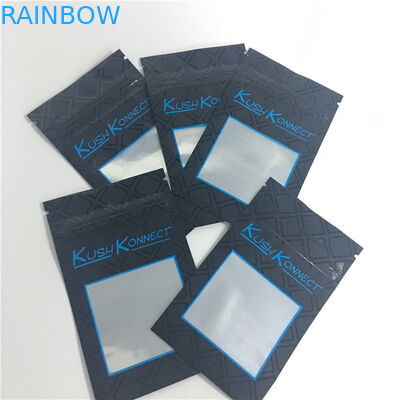 포일 Mylar 지플락 초본 향 포장 관례는 120-140 미크론 간격을 인쇄했습니다