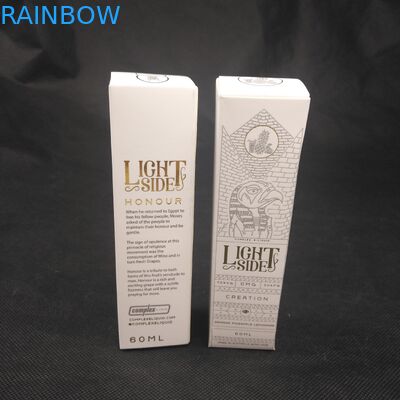 주문 인쇄 포장 종이상자, 뜨거운 각인을 가진 화장용 선물 포장 상자