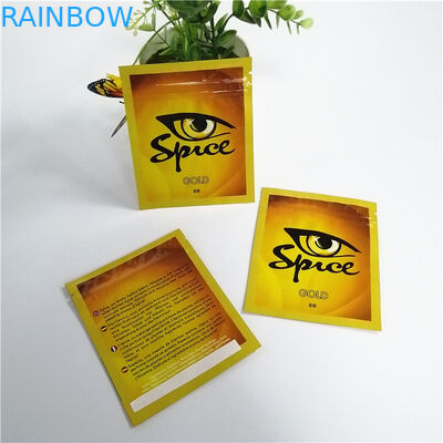 음식 급료 알루미늄 호일은 주머니 Resealable 사탕 Cbd 고무 같은 곰 포장을 위로 서 있습니다