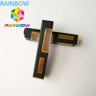 광택이 없는 지상 끝을 포장하는 디자인 Cbd Vape 카트리지 Mylar 주문을 받아서 만들어진 부대