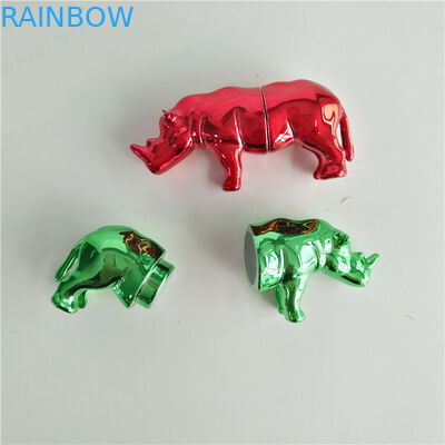 금속 모자를 가진 탄알 모양 성 증진 알약 캡슐 포장 병