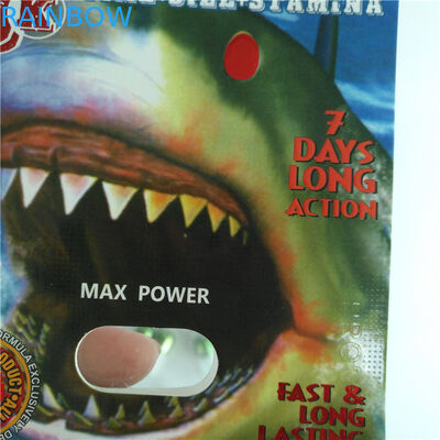 서류상 물집 카드 플라스틱 탄알을 가진 포장 남성 증진 알약 팩