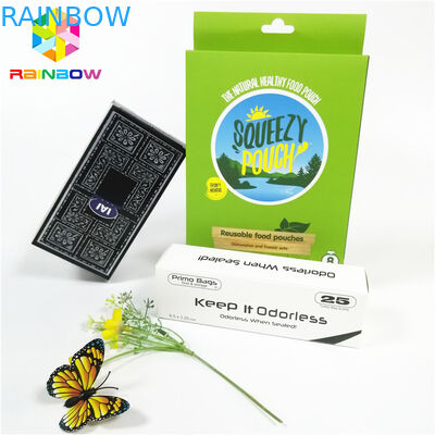 광택 있는 빛나는 OEM 디자인 로고는 서류상 카드 상자 선물 화장품 속눈섭 포장 카드 상자를 인쇄했습니다