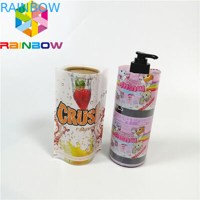 플라스틱 PET/PVC가 주문 인쇄 수축 소매에 의하여 물자 광택 있는 박판 표면이라고 레테르를 붙입니다