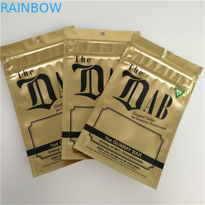 냄새 증거는 지퍼 주머니 부대 3 측에 의하여 밀봉된 Childproof 1OZ 고무 같은 포장을 위로 서 있습니다