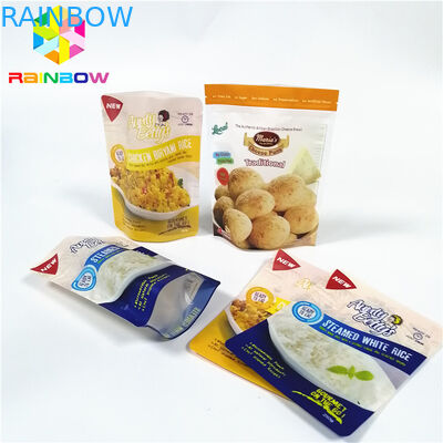 인쇄되는 박판으로 만들어진 주문 로고를 포장하는 방열 요리 통렬한 반박 플라스틱 주머니