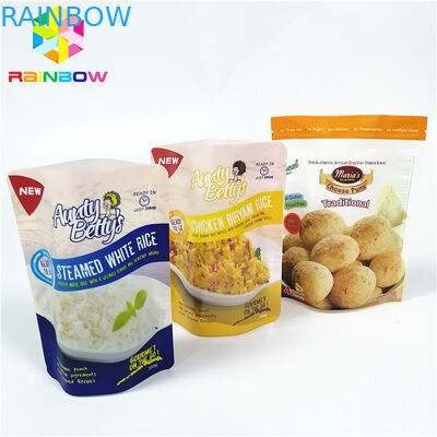 인쇄되는 박판으로 만들어진 주문 로고를 포장하는 방열 요리 통렬한 반박 플라스틱 주머니