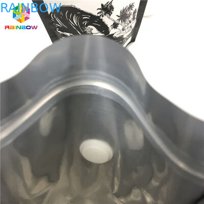 Mylar 광택이 없는 호화스러운 커피 팩을 위로 서 있는 100g 250g 500g를 포장하는 로스트오븐 차 포일 주머니