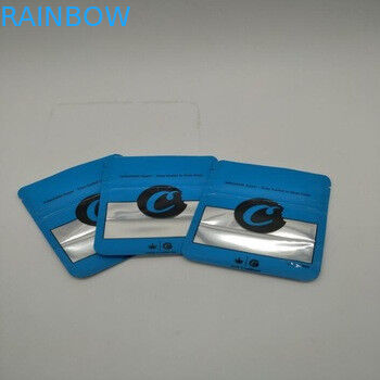 포장 냄새 증거 3.5 그램은 과자 초본 향 지퍼 잡초 부대를 위로 서 있습니다