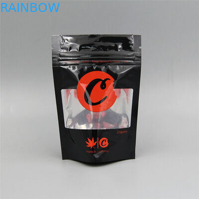아이 저항하는 지플락 비닐 봉투 Mylar Po 냄새 증거 대마 꽃 CBD Edibles 과자 포장