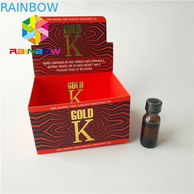 E 액체 마분지 싱크대 전시를 광고하는 CMYK 색깔 포장 종이상자