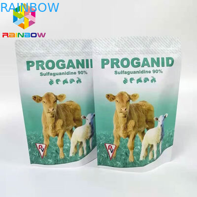 50g 100g Zip 자물쇠 부대 20% Oxytetracycline 녹는 분말 동물성 약 포장