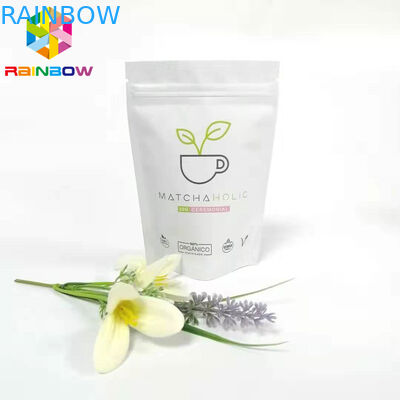 알루미늄 호일 Resealable 포장 부대 광택 있는 인쇄 플라스틱 Zip 자물쇠