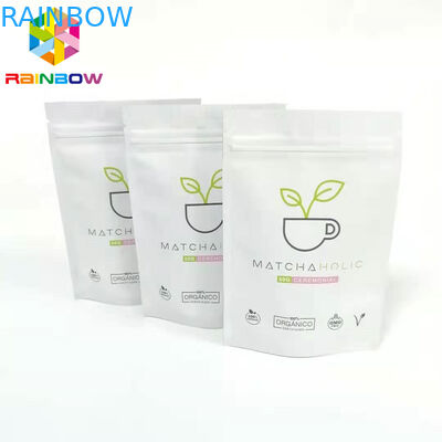 알루미늄 호일 Resealable 포장 부대 광택 있는 인쇄 플라스틱 Zip 자물쇠